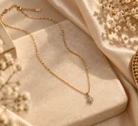 Amna Twist Diamond Pendant