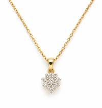Amna Twist Diamond Pendant