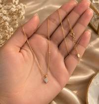 Amna Twist Diamond Pendant