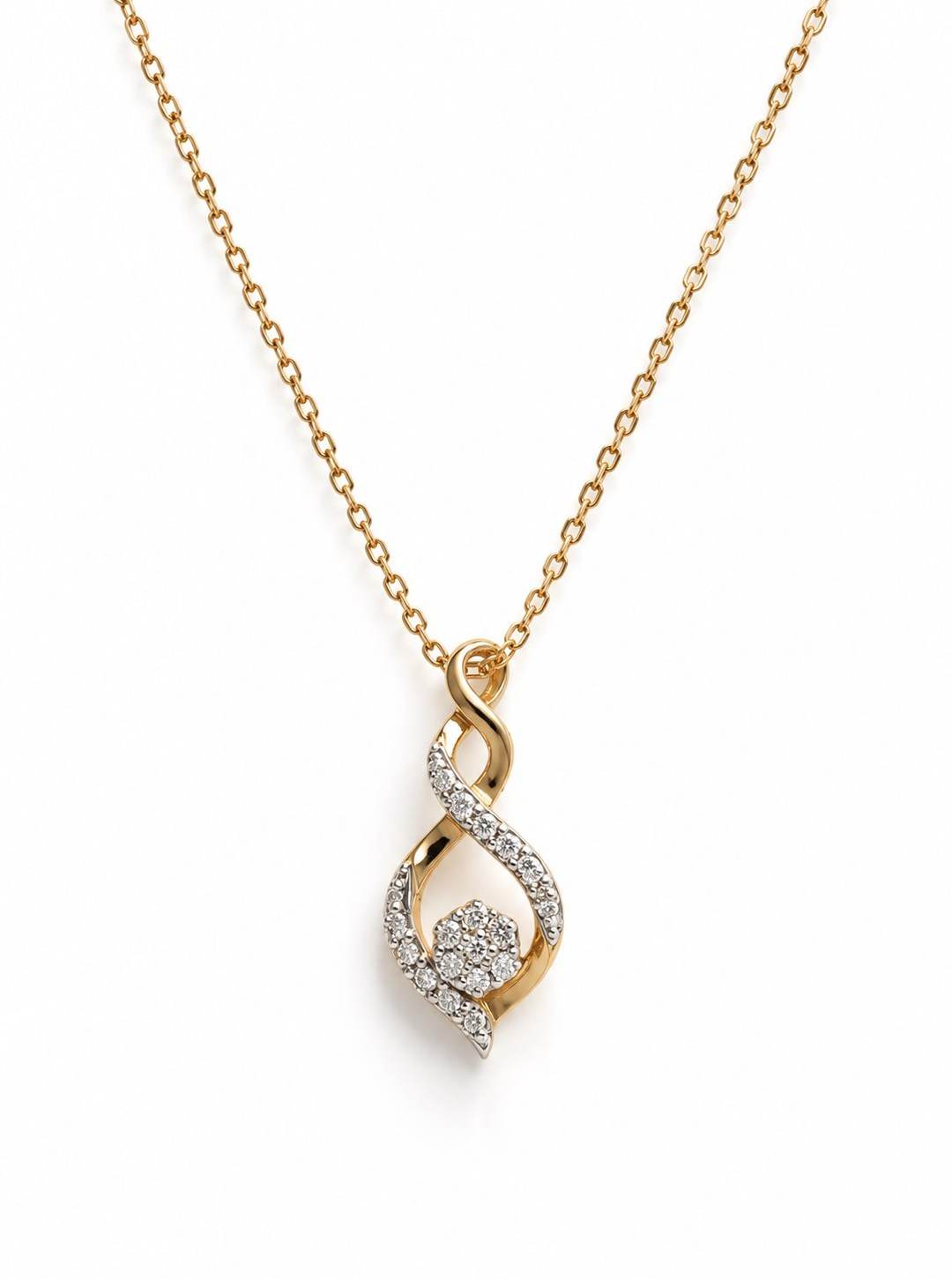 Aseel Teardrop Diamond Pendant