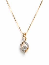 Aseel Teardrop Diamond Pendant