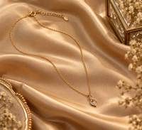 Aseel Teardrop Diamond Pendant