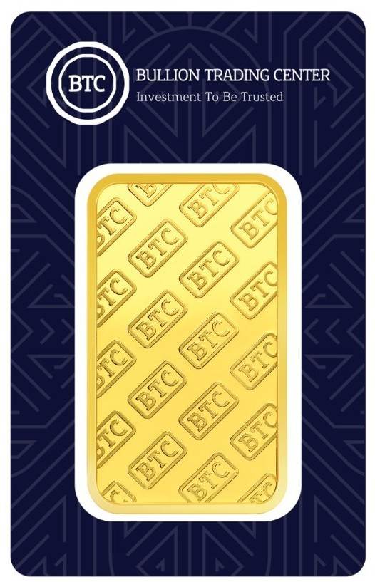 BTC 10g Gold Bar — 999.9 Fine