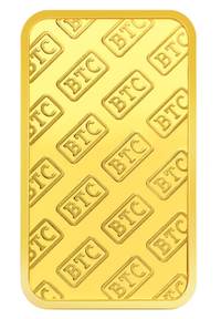 BTC 1g Gold Bar — 999.9 Fine