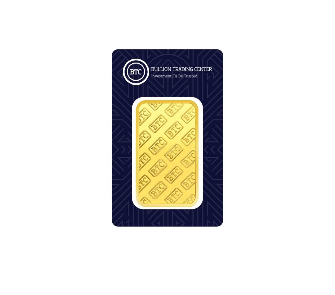 BTC 1g Gold Bar — 999.9 Fine