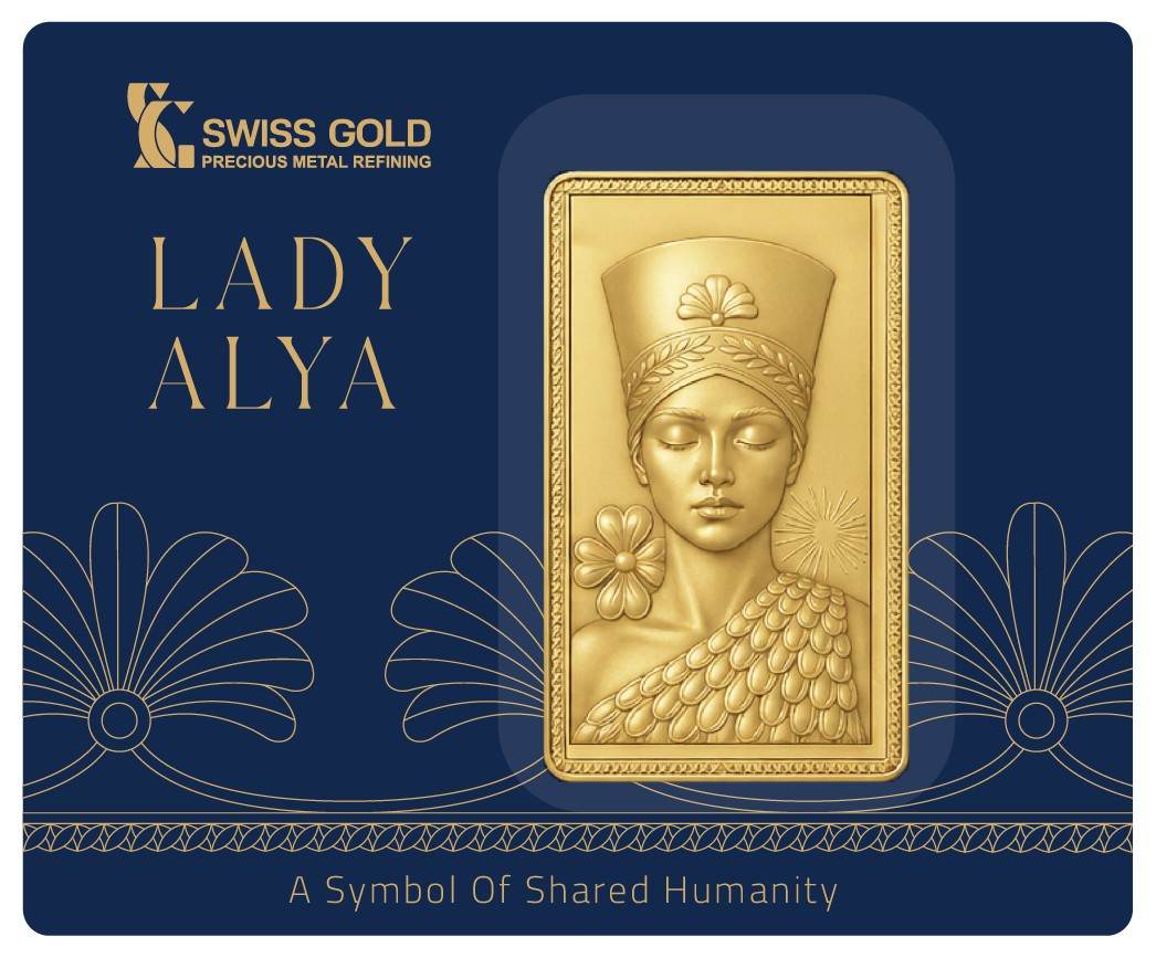 Lady Alya 100g Gold Bar — 999.9 Fine