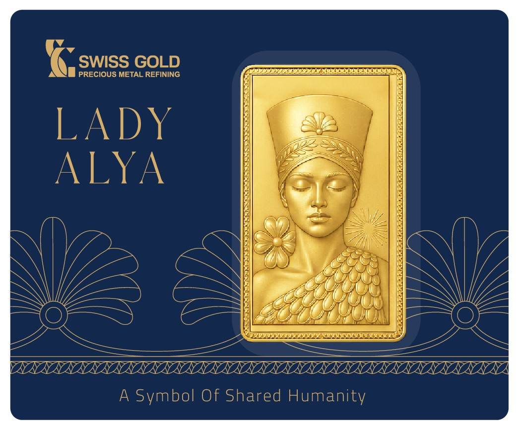 Lady Alya 50g Gold Bar — 999.9 Fine
