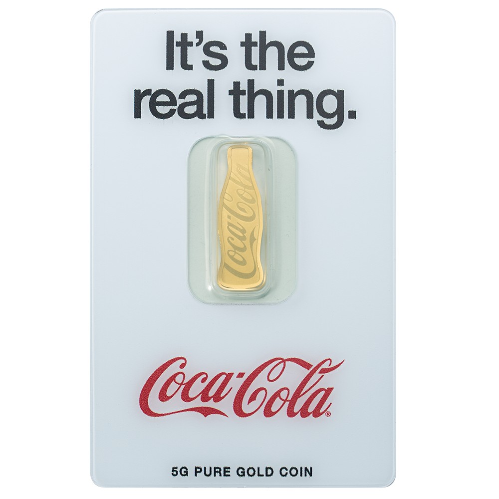 PAMP Coca-Cola 140 Years 5g Gold Bar