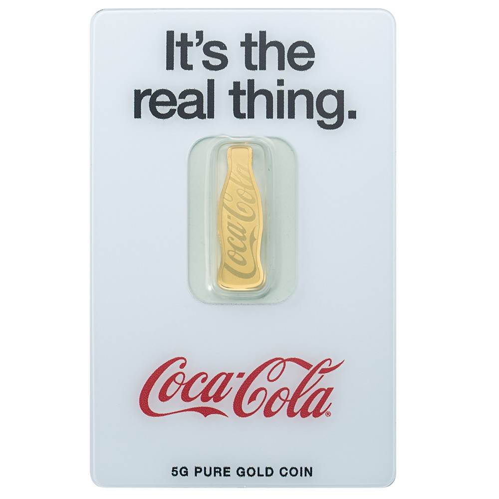 PAMP Coca-Cola 140 Years 5g Gold Bar