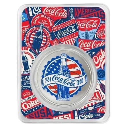 PAMP Coca-Cola USA 1 oz Silver Round