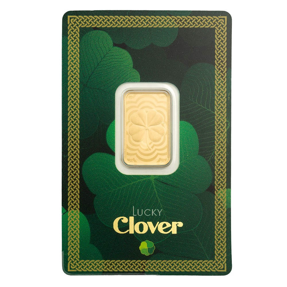 PAMP Four-Leaf Clover 5g Gold Bar