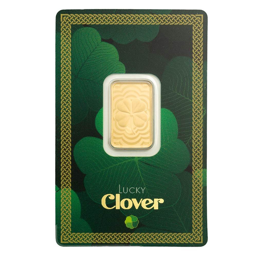 PAMP Four-Leaf Clover 5g Gold Bar