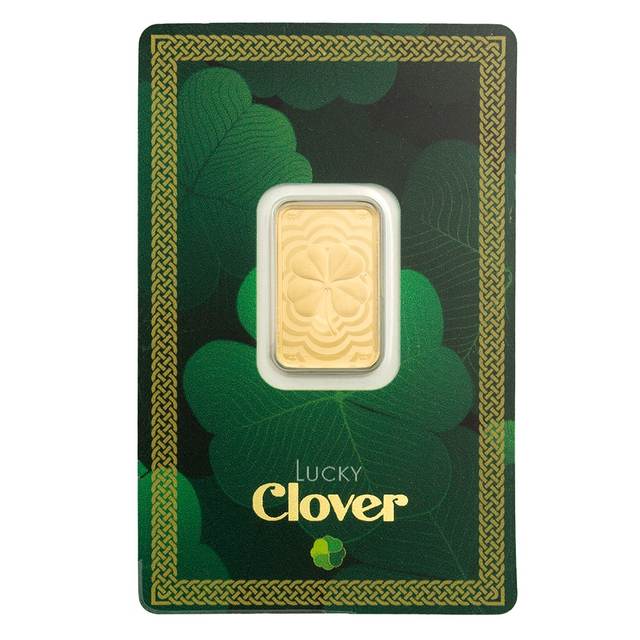 PAMP Four-Leaf Clover 5g Gold Bar