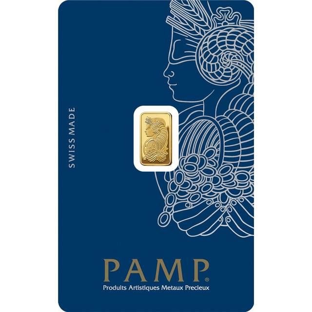 PAMP Suisse 1g Gold Bar — 999.9 Fine