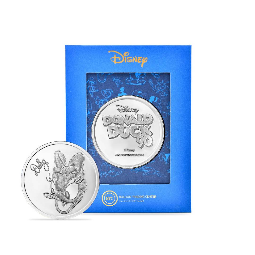 Disney Daisy Duck 50g Silver Coin
