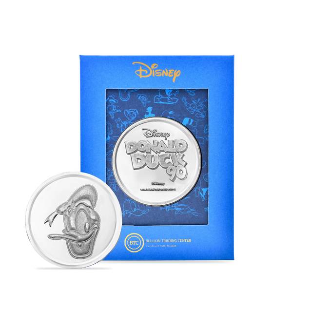 Disney Donald Duck 50g Silver Coin