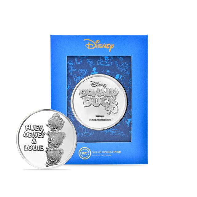 Disney Huey, Dewey, and Louie 50g Silver Coin