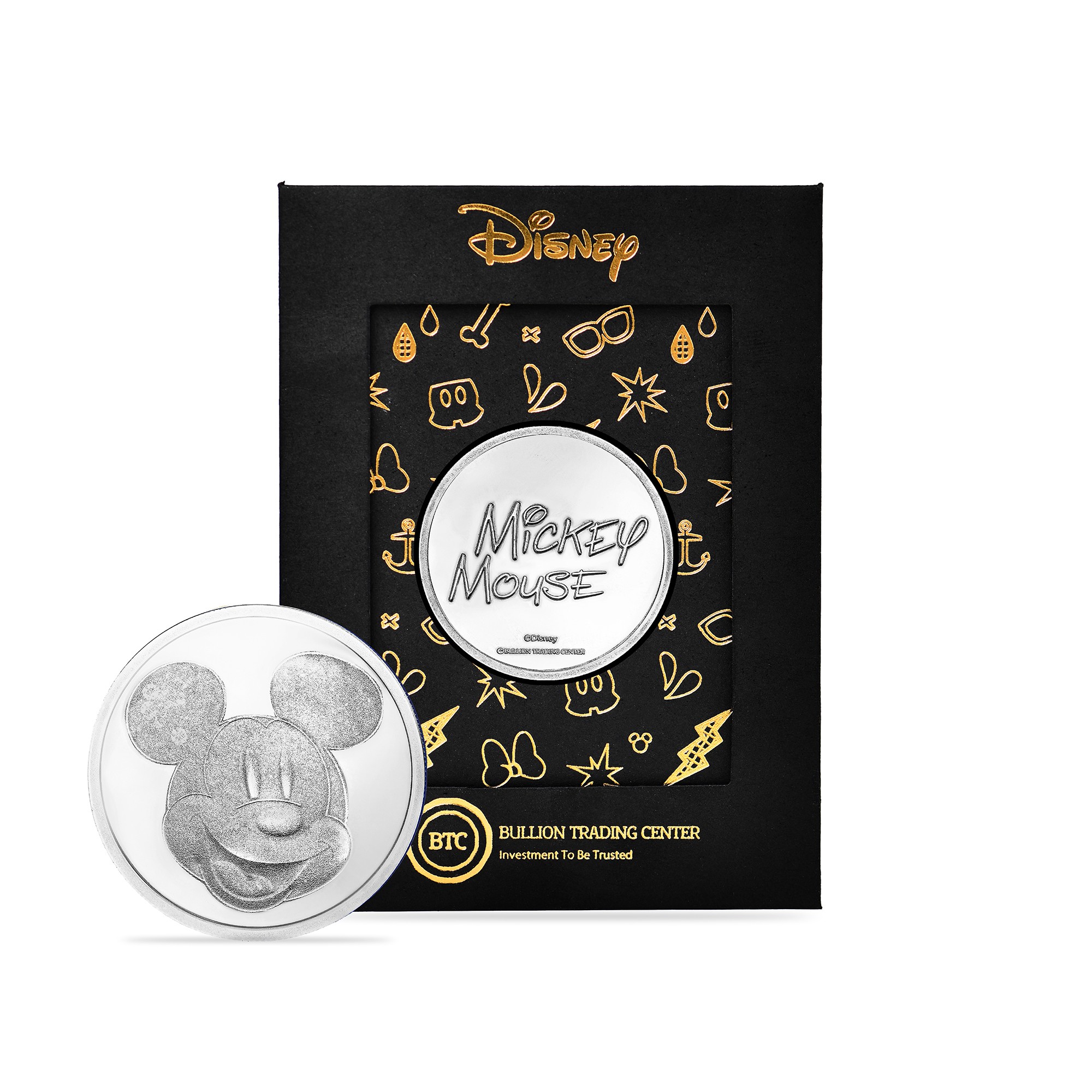 Disney Mickey Mouse 50g Silver Coin