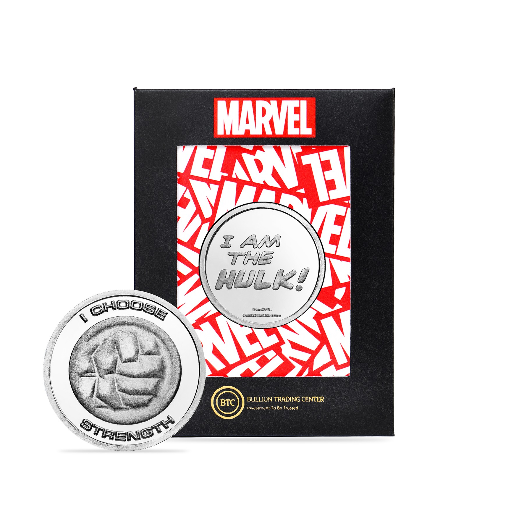 Marvel Hulk 50g Silver Coin