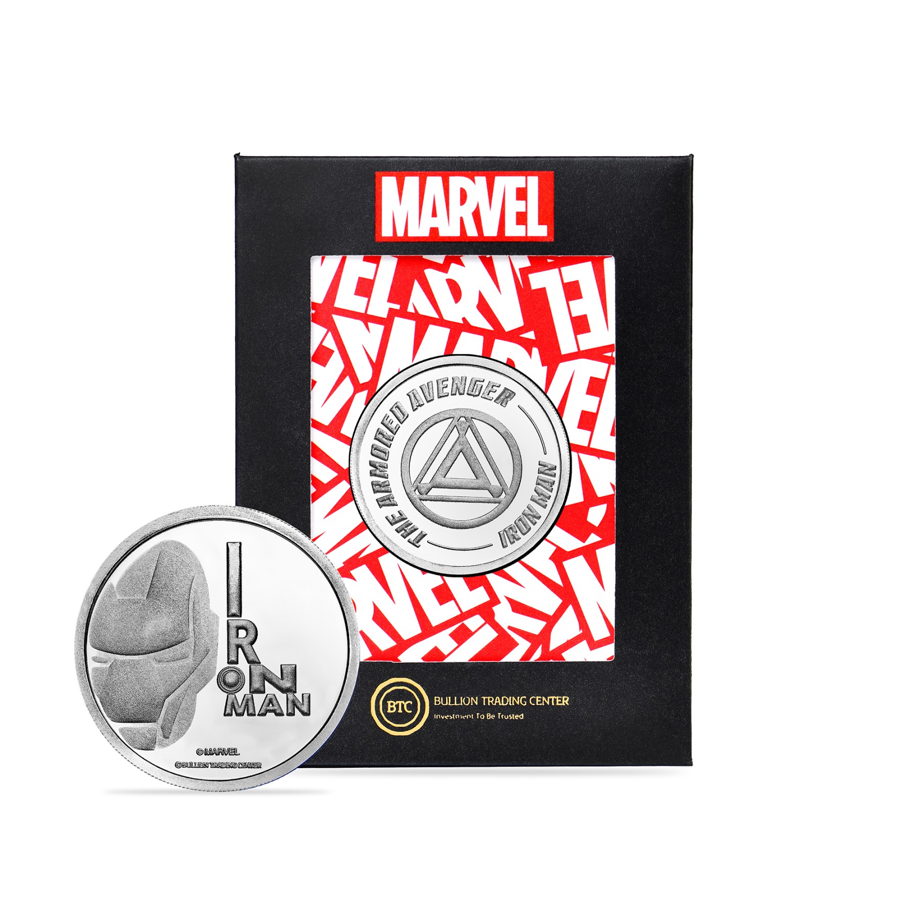 Marvel Iron Man 50g Silver Coin