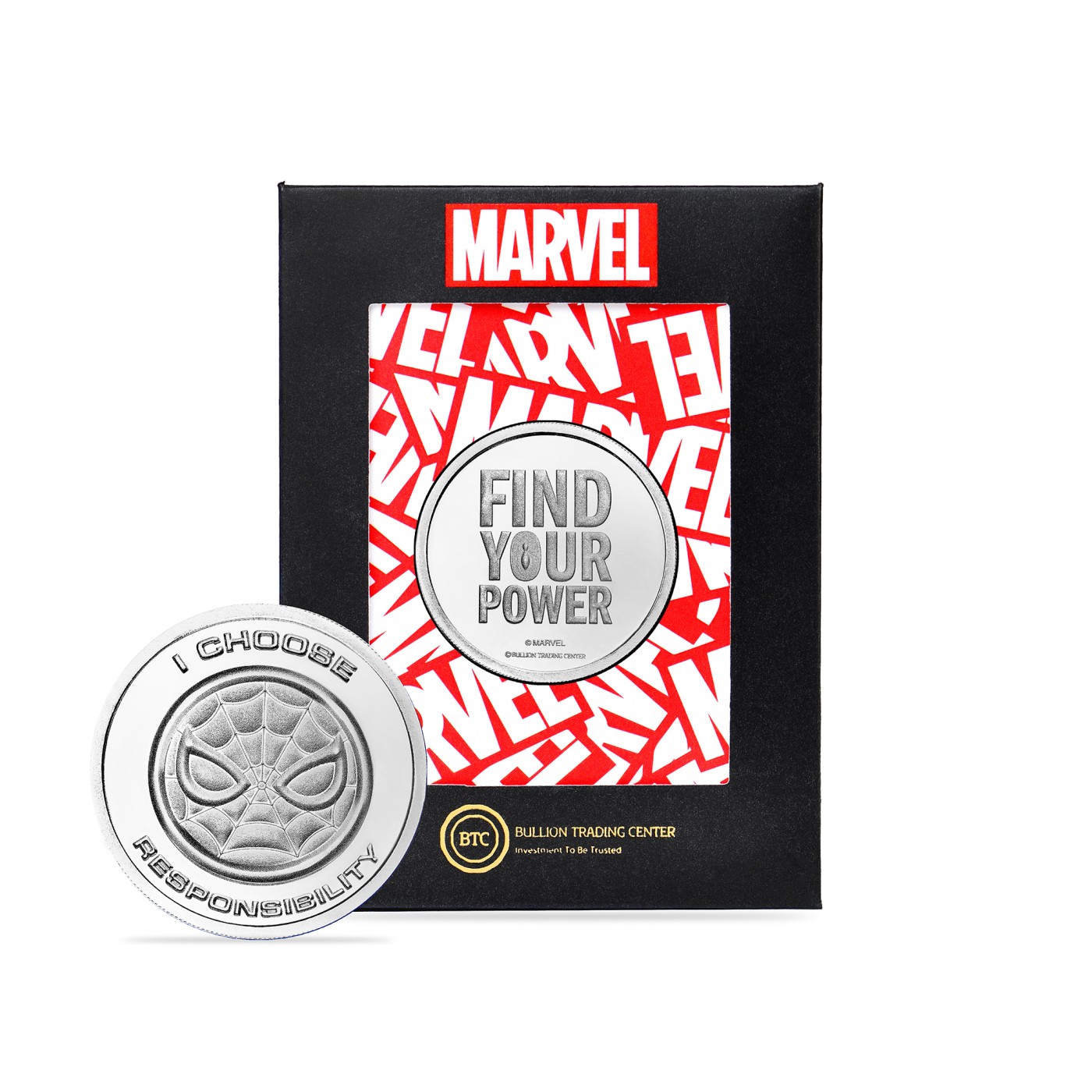 Marvel Spider-Man 50g Silver Coin