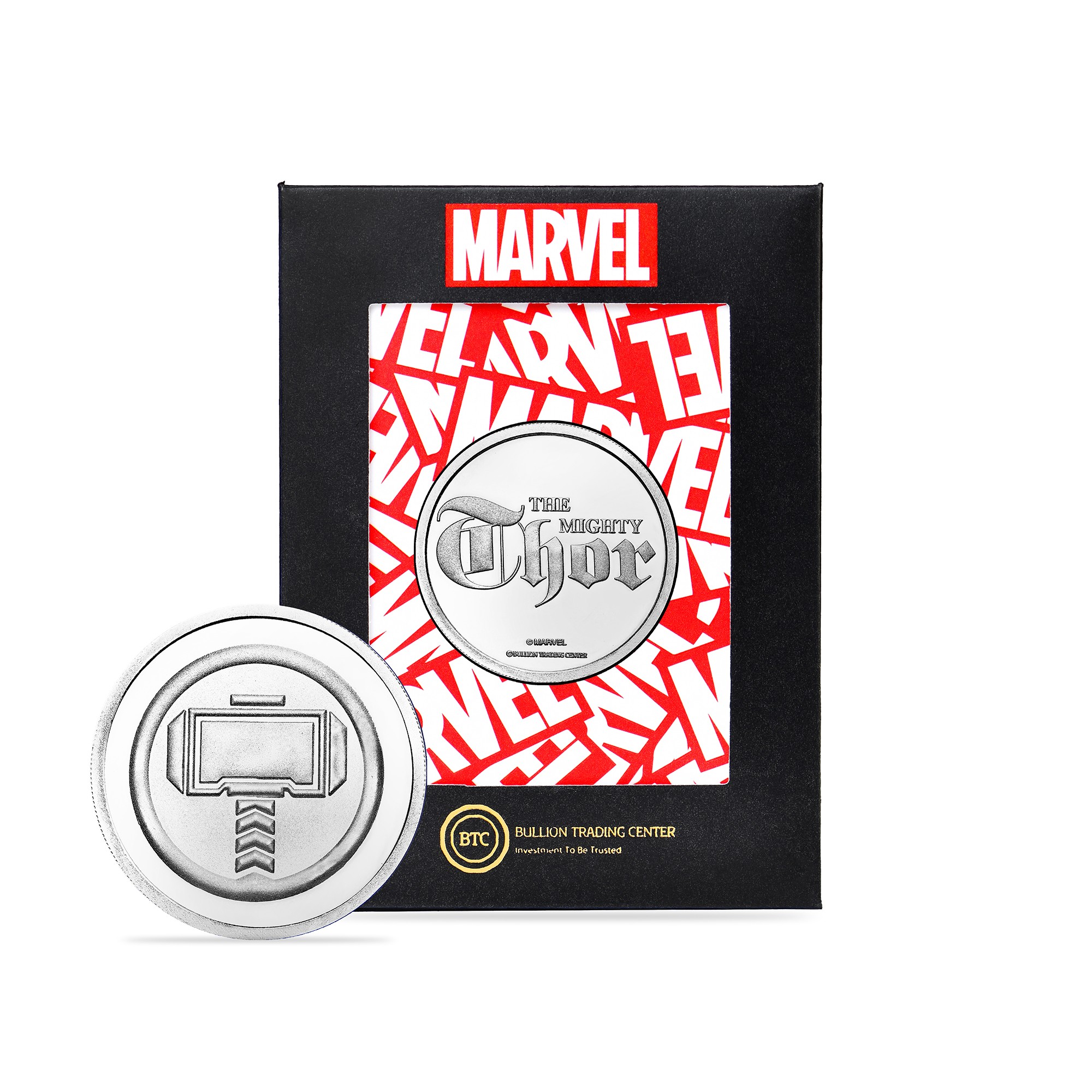 Marvel Thor 50g Silver Coin