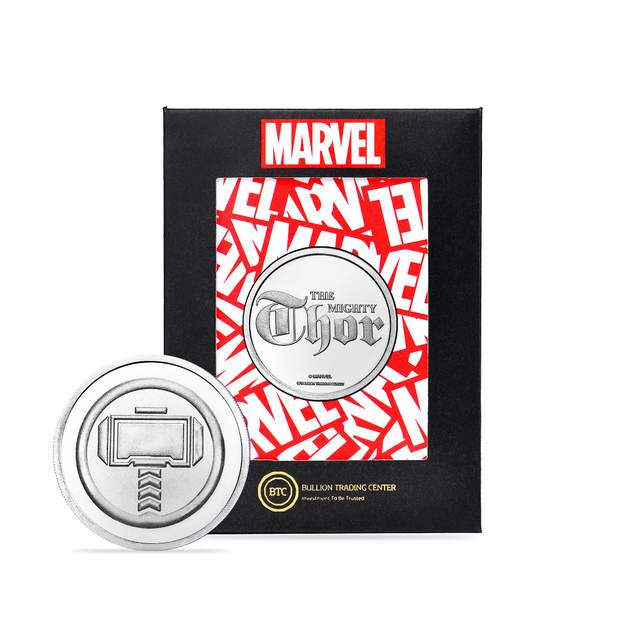 Marvel Thor 50g Silver Coin