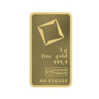 Valcambi 1g Gold Bar — 999.9 Fine