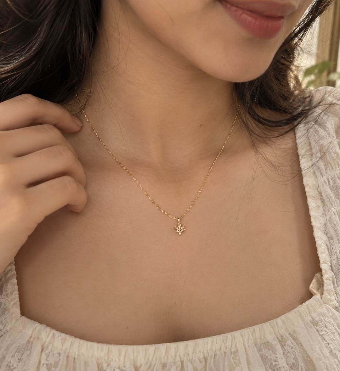 Bushra Dune Diamond Pendant