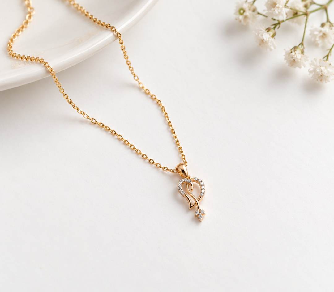 Ghala Heart Diamond Pendant