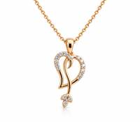 Ghala Heart Diamond Pendant