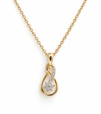 Lubna Ripple Diamond Pendant