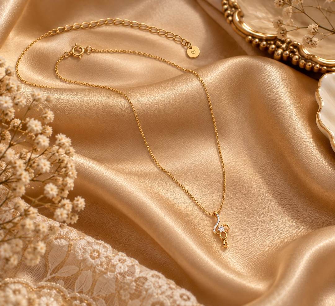 Rawan Wave Diamond Pendant