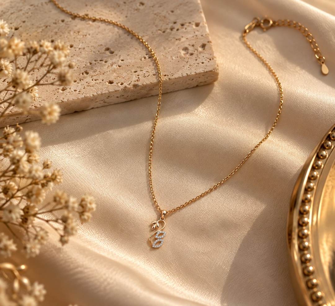 Reem Crescent Diamond Pendant