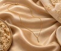 Ruqaya Drop Diamond Pendant
