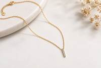 Ruqaya Drop Diamond Pendant
