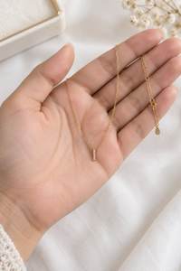 Ruqaya Drop Diamond Pendant
