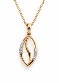 Salma Leaf Diamond Pendant