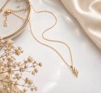 Sara Bud Diamond Pendant