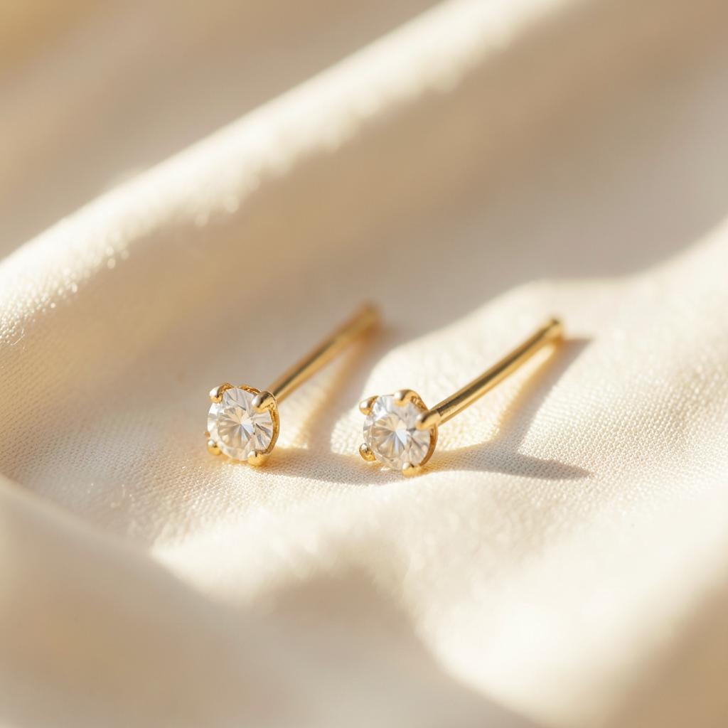 Gold Nose Pins