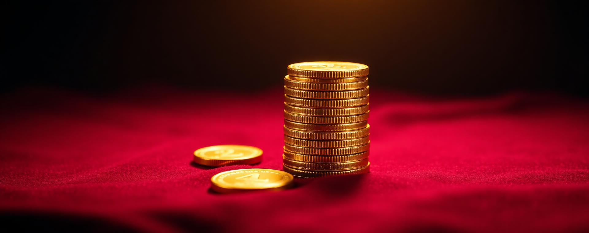 Complimentary gold coin with any purchase for the first 100 customers
