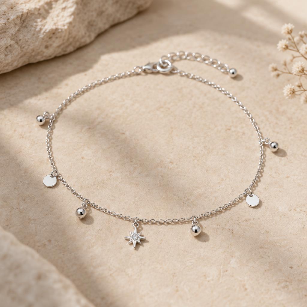 Silver Anklets